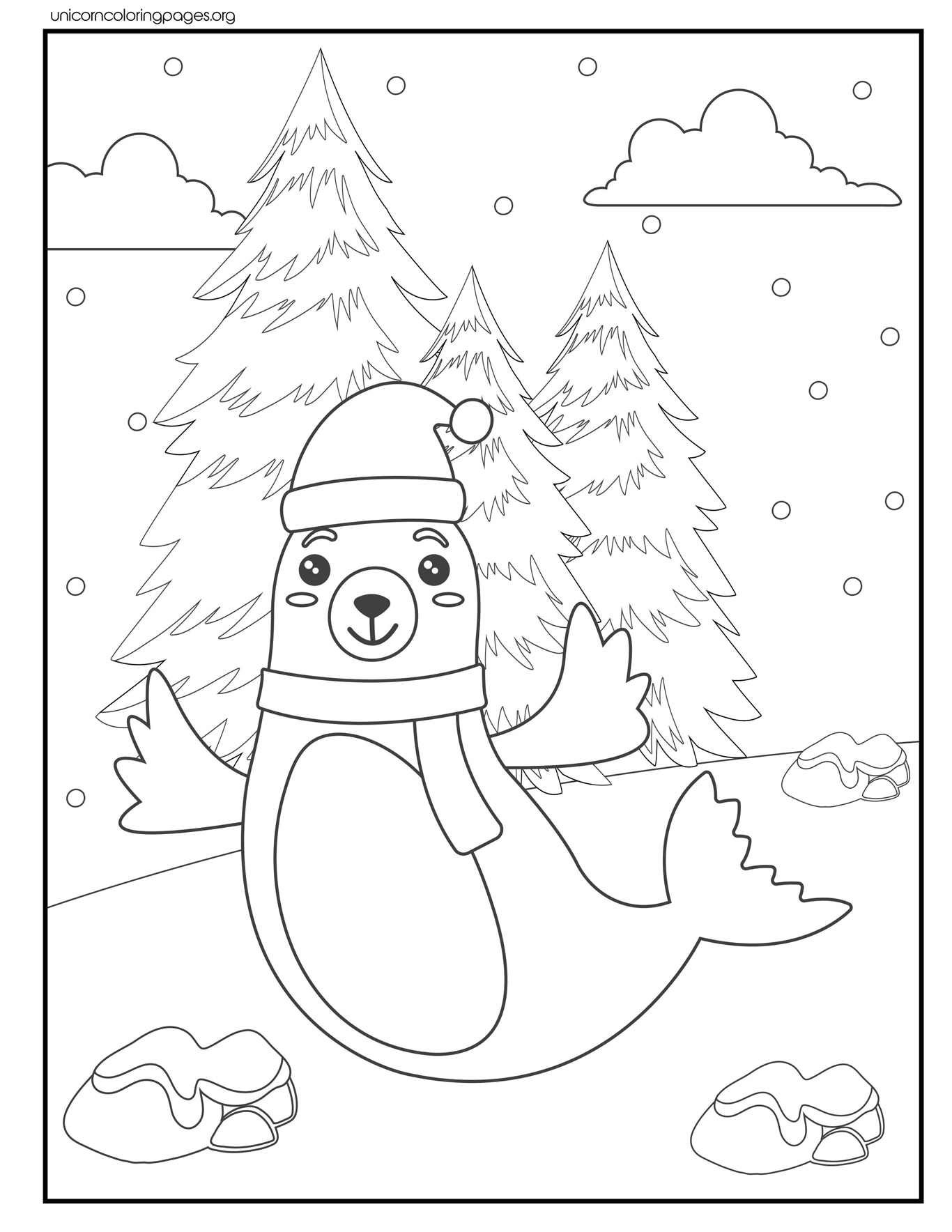Christmas Coloring Pages Free