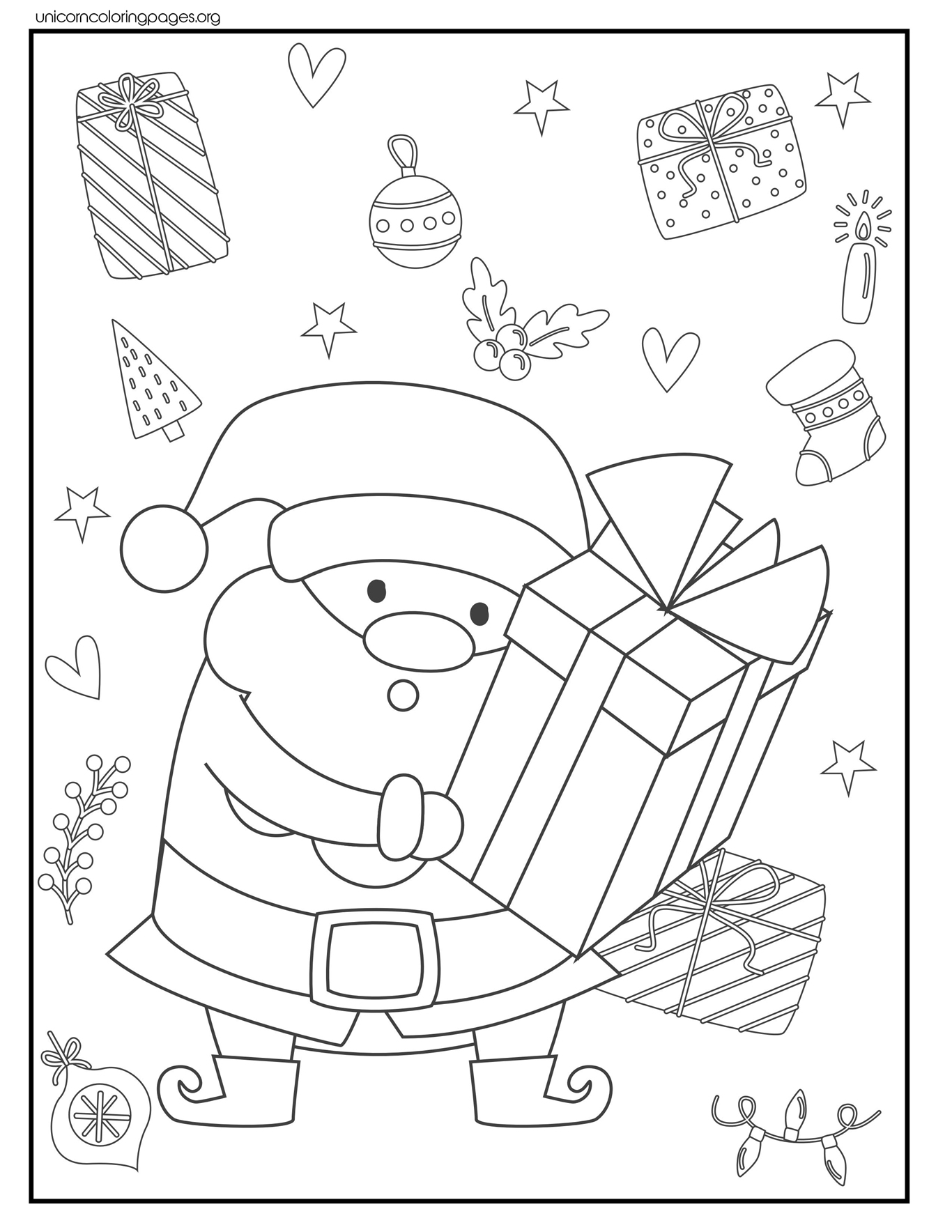 Christmas Coloring Sheet