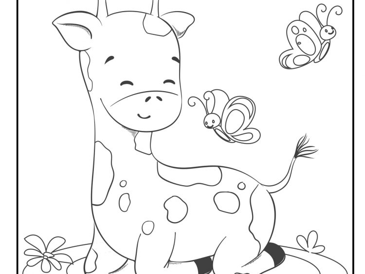 20+ Animal Coloring Pages Printable for Kids, Baby Animal, Sea Animals