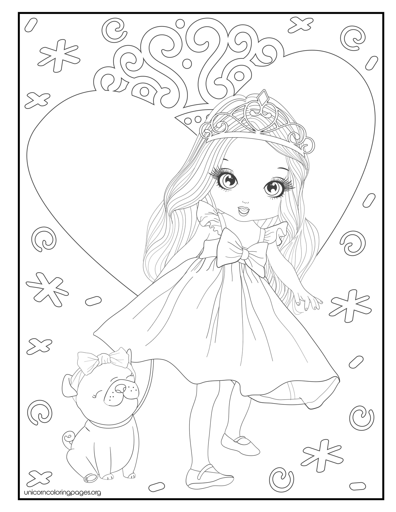 Belle Princess Coloring Pages