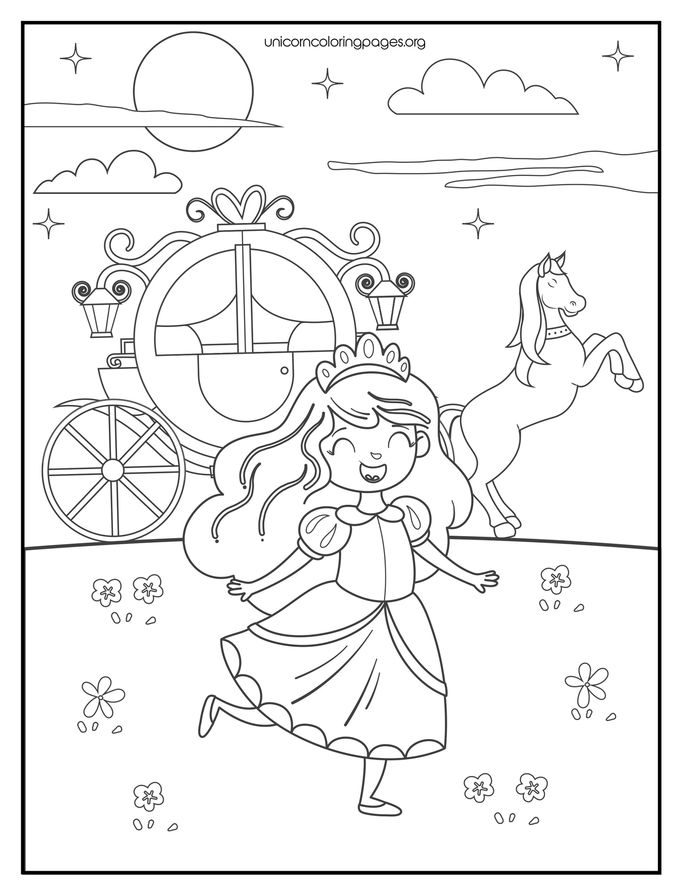 Princess Coloring Pages Free