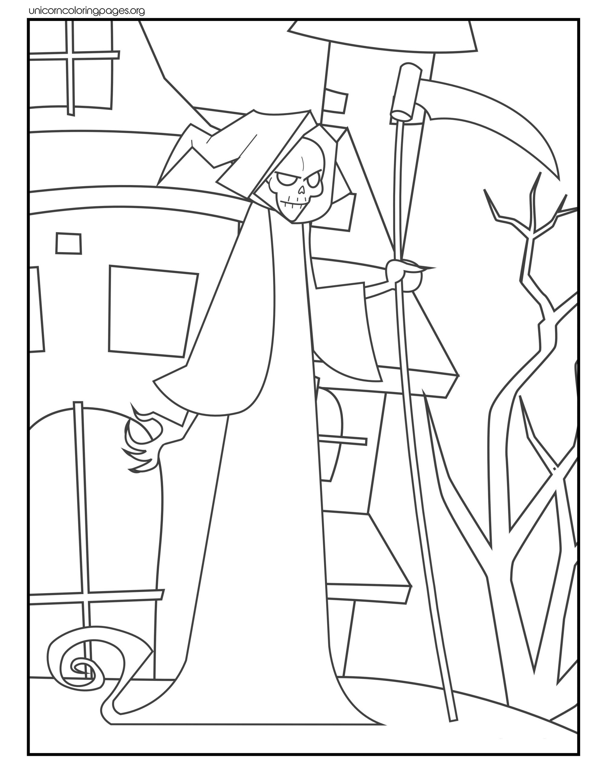 Halloween Coloring Pages Scary